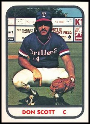 1981 TCMA Tulsa Drillers 13 Don Scott